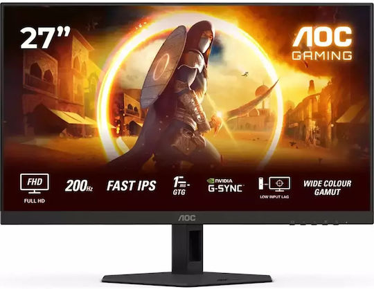 AOC 27G4HRE IPS HDR Gaming Monitor 27" FHD 1920x1080 200Hz με Χρόνο Απόκρισης 1ms GTG