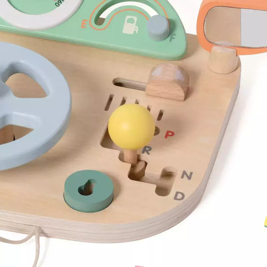 Classic World Steering Wheel made of Wood with Sounds