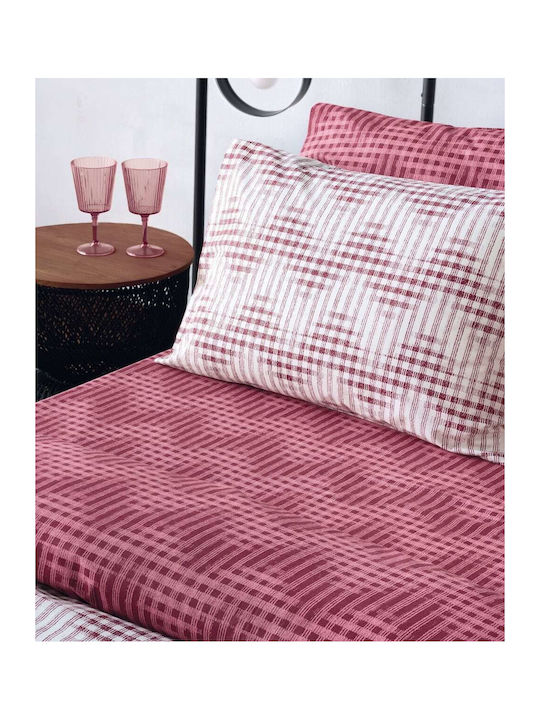 Kentia Сет Чаршафи 240x270см. Versus Galone Бордо 4бр