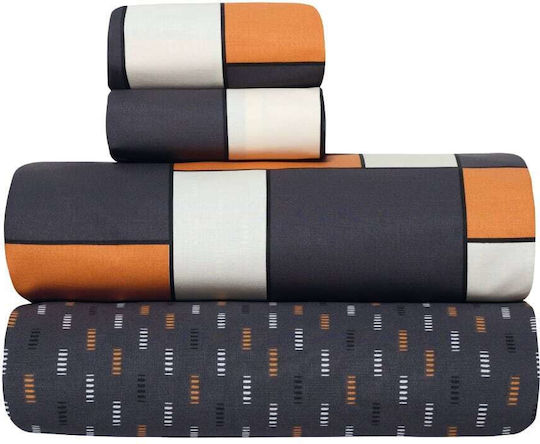 Kentia Sheet Sets Single 160x270cm. Cubi Cubi 24 3pcs
