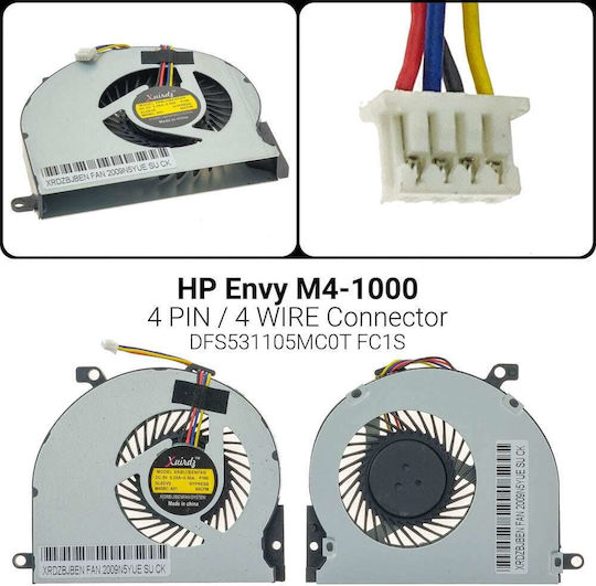 Laptop Fan for HP Pavilion 14n 15-n 15-f 17-n 15-n000 15-f000