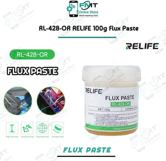 Relife pasta/flux/cutie/rl428 Паялна паста 100гр