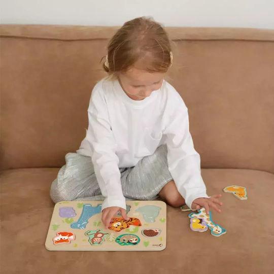 Holz Kinder Steckpuzzle Classic World
