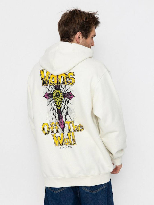 Vans Z Legacy Loose French Terry Pullover Φούτερ Marshmallow με Κουκούλα