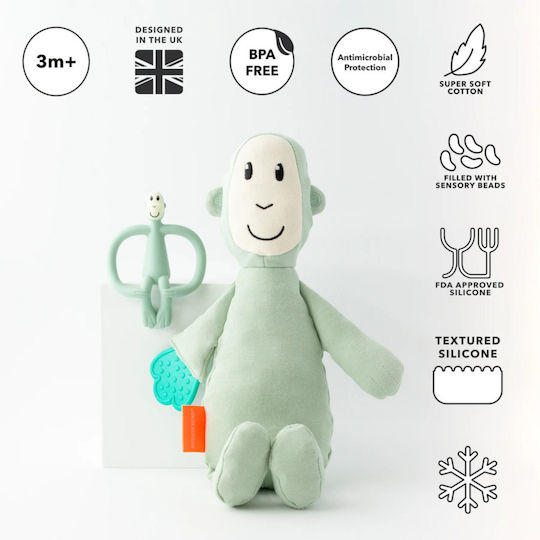Matchstick Monkey Matchstick Monkey Beißringe & Zahnen Linderung für 3 m+ 2 Stück