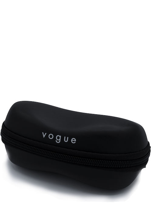 Vogue Women's Sunglasses with Green Plastic Frame and Gray Mirror Lens VO5669S 3254/6G