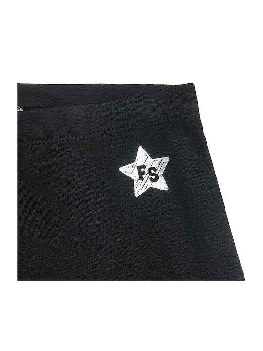 Kinder Leggings Sport Lang Schwarz