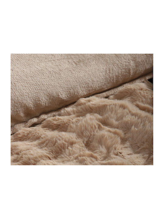 Silk Fashion Bettbezug Einzelbett 170x240cm Burble Light Brown 320 GSMGsm