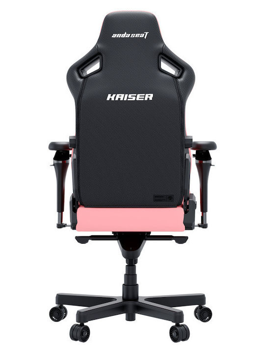 Anda Seat Kaiser-4 V2 XL Καρέκλα Gaming Δερματίνης με Ρυθμιζόμενα Μπράτσα Ροζ