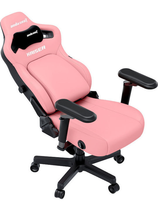 Anda Seat Kaiser-4 V2 XL Καρέκλα Gaming Δερματίνης με Ρυθμιζόμενα Μπράτσα Ροζ