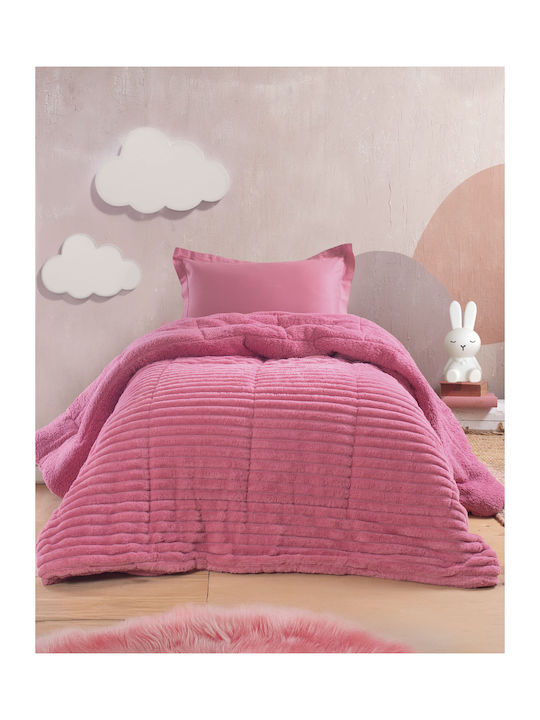 Rythmos Duvet Cover Single 160x220cm Butter Pink 810 GSMGsm