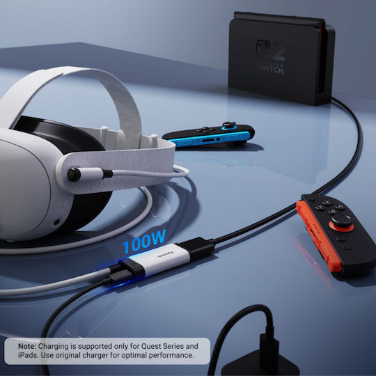 Κάρτα Λήψης Syntech Usb-c Hdmi Εγγραφή 2k Γρήγορη Φόρτιση Meta Quest 3/3s