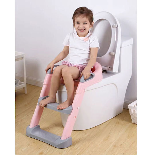 Loomy Figga Kleinkinder-Toilettensitz Blau Mit Stufe Mit Griffen & Mit abnehmbarem Kissen