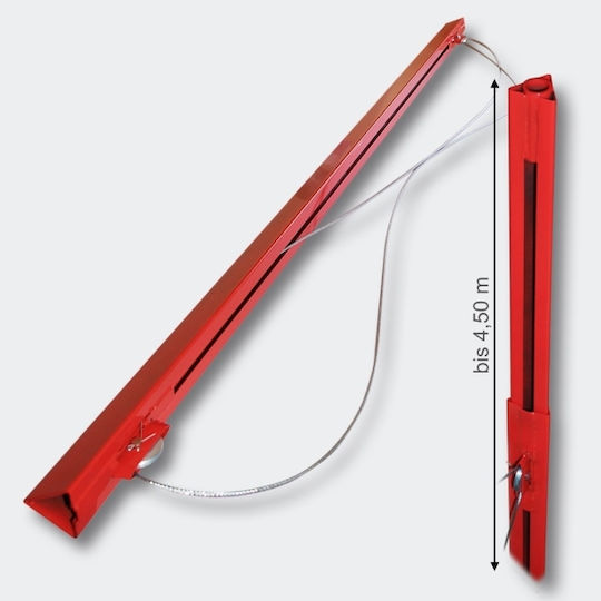 Wiltoc Lifting Table Drywall / Panels Foldable for Weight Load up to 68kg Red