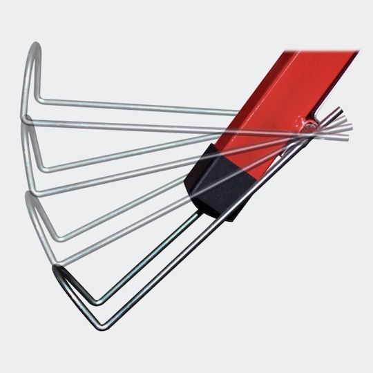 Wiltoc Lifting Table Drywall / Panels Foldable for Weight Load up to 68kg Red