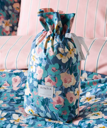 Kentia Duvet Cover Set Cotton Single with Pillowcase 165x245 Versus Heidi Multicolored