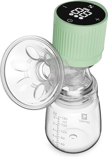 Lorelli Electric Single Breast Pump Lila Battery and Electric Green 180ml
