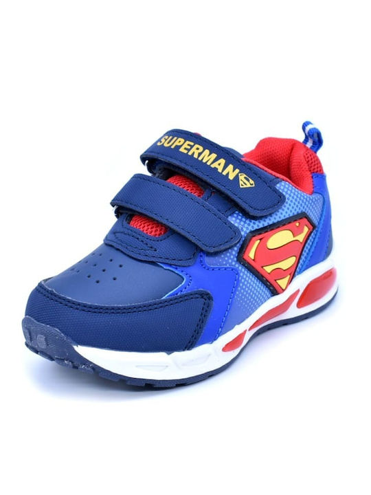 Παιδικά Sneakers με Φωτάκια Μπλε