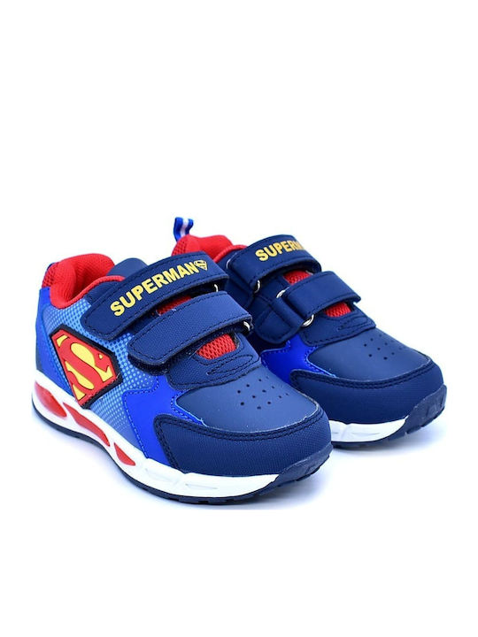 Παιδικά Sneakers με Φωτάκια Μπλε