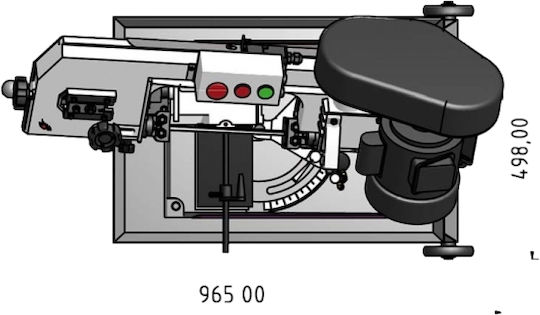Optimum Bandsäge S 131GH mit Leistung 5.5kW