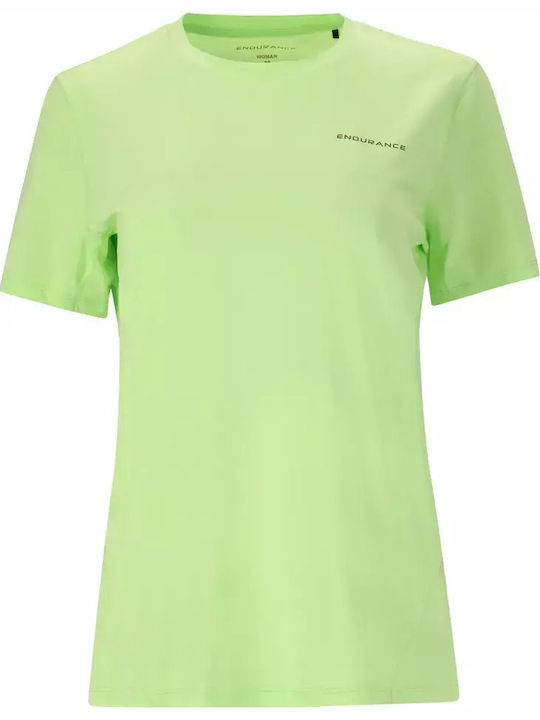 Damen T-Shirt Schnell trocknend Grün