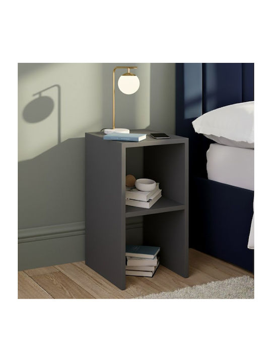 Tagore Wooden Bedside Table 30x30x60cm
