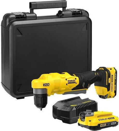 Stanley V20 Γωνιακό Κατσαβίδι Μπαταρίας 18V 2x2Ah