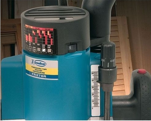Virutex FR 278R Κάθετη Φρέζα 1300W με Ρύθμιση Ταχύτητας
