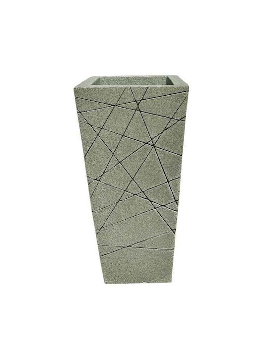 Ceramart Γλάστρα Πλαστική Γκρι Ceramart Γλάστρα Πλαστική Γκρι