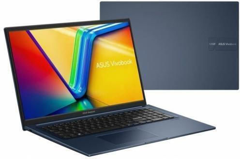 Asus Vivobook 17 X1704VA-AU887 17.3" IPS FHD (Nucleu 5-120U/16GB/1TB SSD/No OS) Albastru liniștit (Tastatură US)