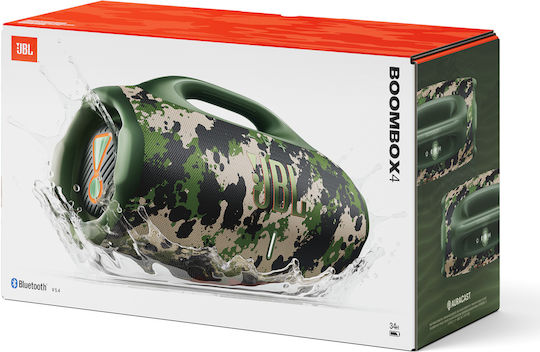 JBL Boombox 4 Αδιάβροχο Ηχείο Bluetooth με Διάρκεια Μπαταρίας έως 34 ώρες Squad