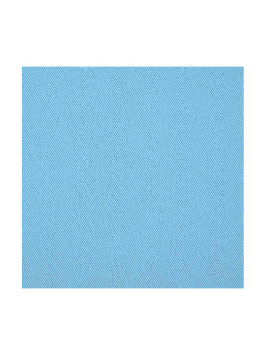 vidaXL Set Perdele Cu Capse Albastre 140x245cm