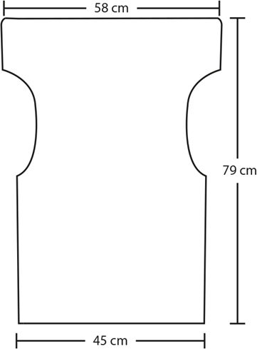 Zita Plus Αδιάβροχο Πανί Καρέκλας Σκηνοθέτη Torino Μπλε 58x79εκ.
