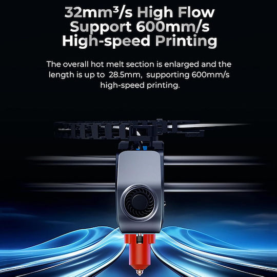Cap De Imprimare Hotend Creality K1/K1 Max Imprimantă 3D Bloc De Încălzire Tub Din Aliaj De Titan 300°C 5 Duze 0,4 Mm