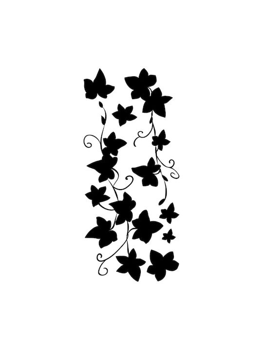 Αυτοκόλλητα Τοίχου Ivy Silhouette 59182 45x35cm Black Ango