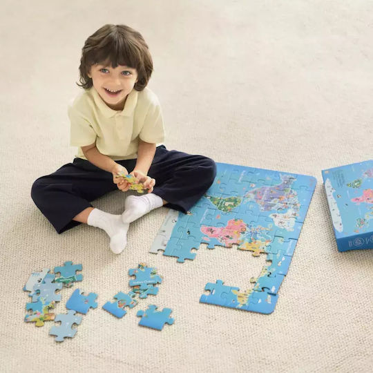 World Map Puzzle 2D 48 Pieces