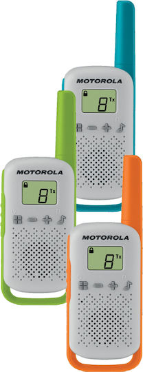 Motorola T42 Transmițător Wireless PMR Set 3buc Culoare Alb