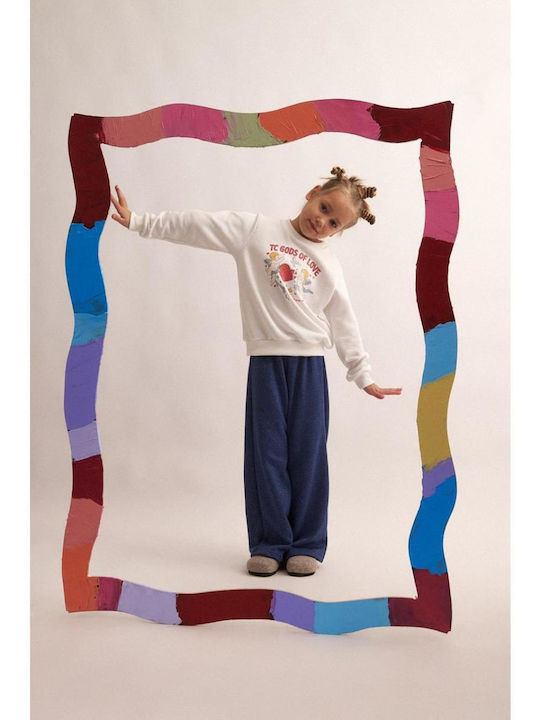 Kids Sweatpants Set White 2pcs