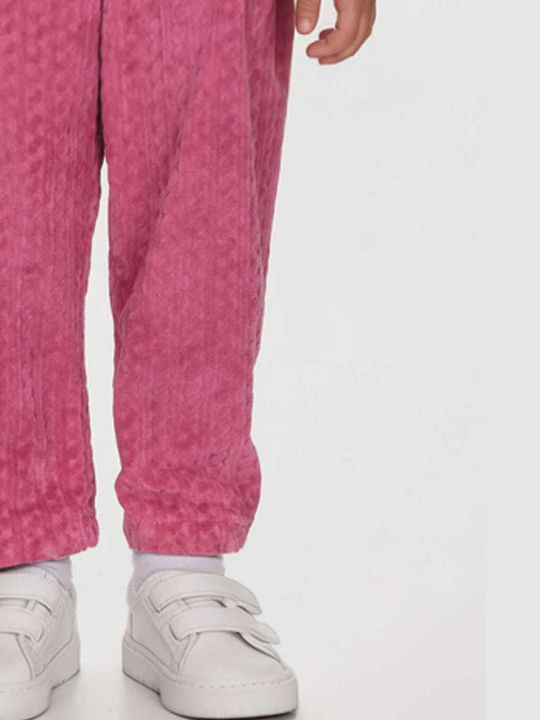Kinder Trainingsanzüge Mit Bluse Rosa Dunkel 2Stücke Zic-zac