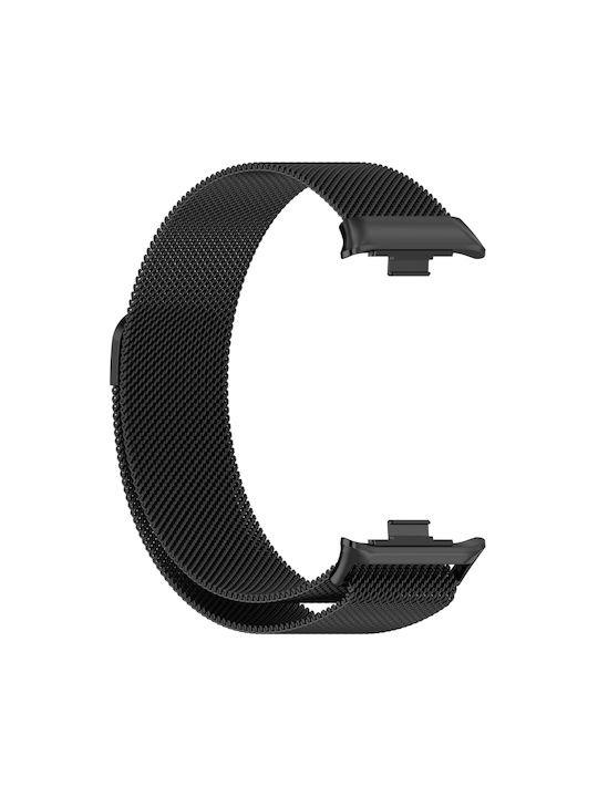 Redmi Watch 4 Xiaomi Smart Band 9 Pro Milan Magnetic Stainless Steel Mesh Wearable Strap Black