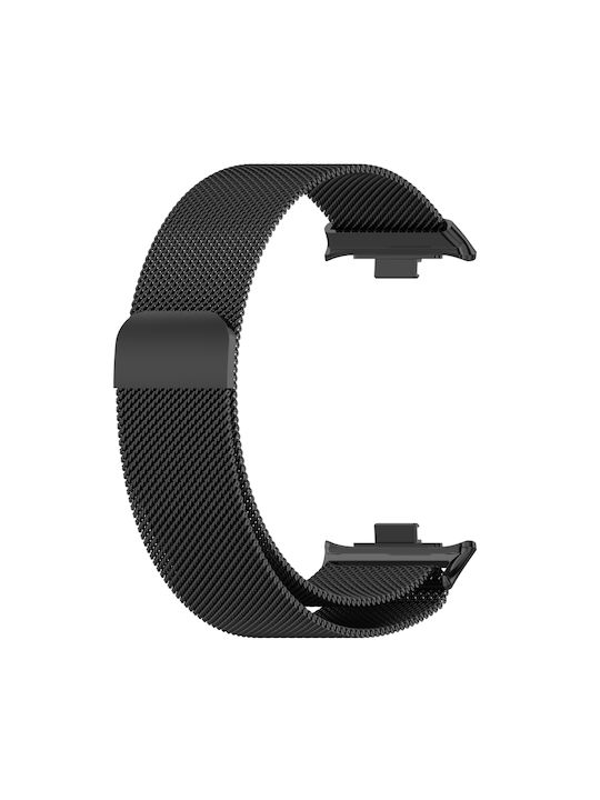Redmi Watch 4 Xiaomi Smart Band 9 Pro Milan Magnetic Stainless Steel Mesh Wearable Strap Black