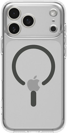 Spigen Ultra Hybrid MagFit Umschlag Rückseite Kunststoff / Silikon Clear Graphite (iPhone 17 Pro)