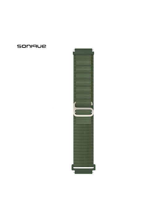 Nylon Alpine Loop Band Strap Sonique 22mm Samsung Huawei Amazfit Xiaomi Honor Khaki Nylon Alpine Loop Band Strap Sonique 22mm Samsung Huawei Amazfit Xiaomi Honor Khaki