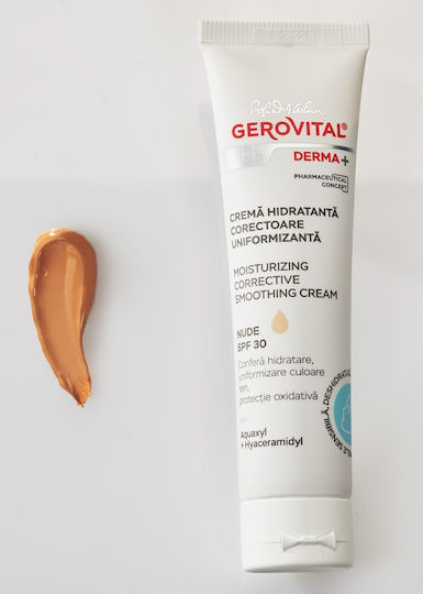 Gerovital H3 Derma+ Слънцезащитен Крем За Лице SPF30 Оцветен В Телесен Цвят 30мл