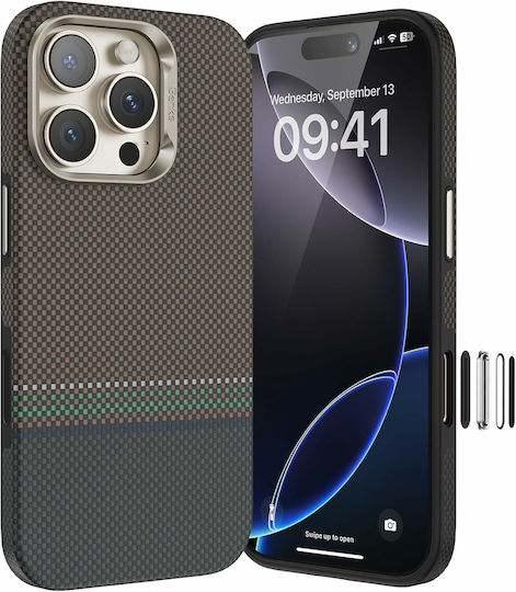 Benks 360 Full Cover Aramid Fiber / Silicon 0.3mm Maro (iPhone 16 Pro)