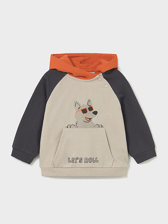 Kids Sweatpants Set Beige 3pcs