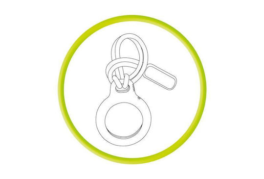 Mobile Origin Husă Airtag Loop A1 Compatibilă cu Apple Airtag Alb