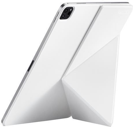 Husă Pitaka Folio 2 Compatibilă cu iPad Pro 12.9 Inch 2018 2020 2021 2022 iPad Air 13 Inch 2024 Albă