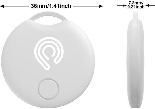 Hyperloq NeoTag Classic Apple Find My Ροζ