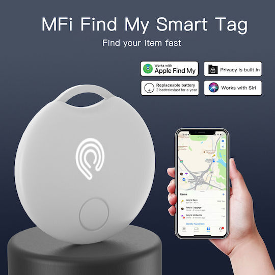 Hyperloq NeoTag Classic Compatibil Cu Apple Find My Violet